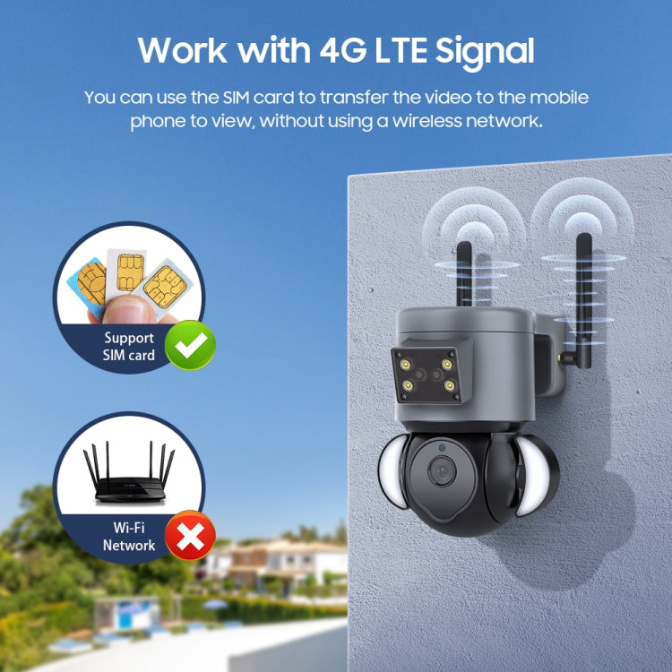 4MP 4G Smart Security Floodlight Camera Support Two-way Audio / Night Vision, ST-429-4M-TY-4G 4MP 4G Smart Security Floodlight Camera Support Two-way Audio / Night Vision, ST-429-4M-TY-4G